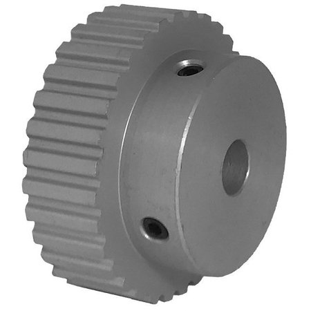 B B MANUFACTURING 32XL037-6A5, Timing Pulley, Aluminum, Clear Anodized,  32XL037-6A5